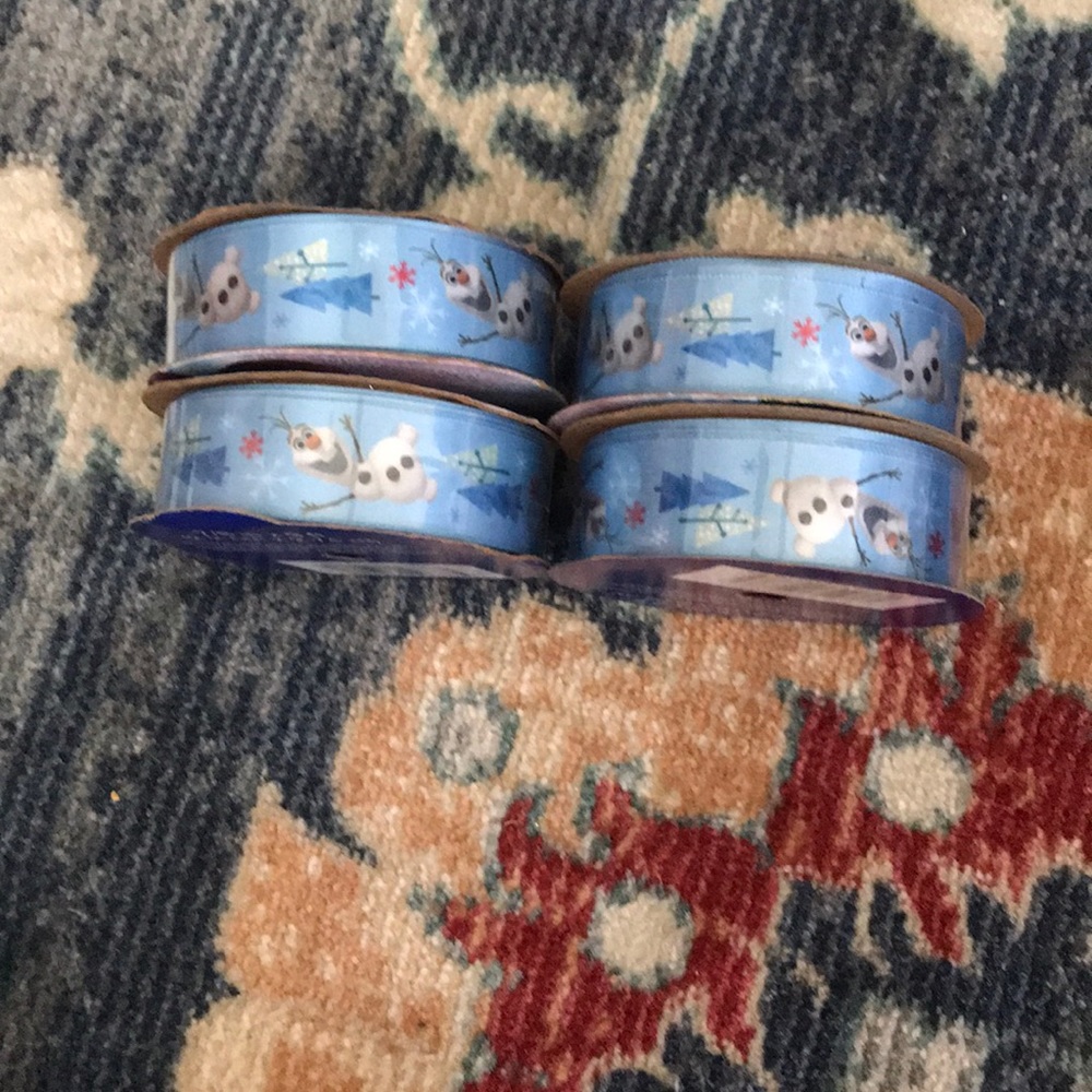 Frozen Olaf Ribbon Set of 4